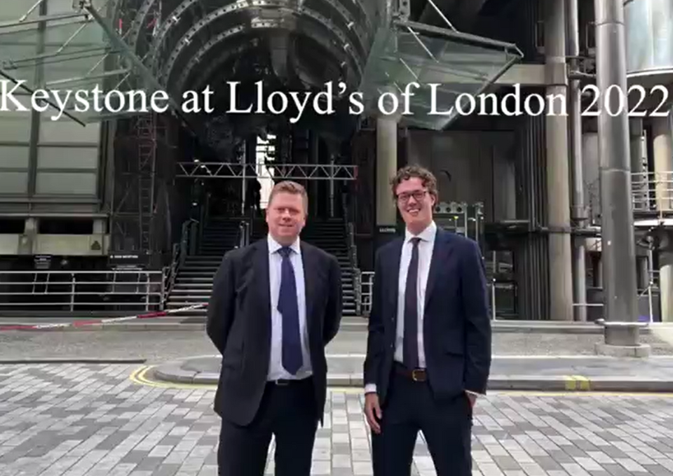 Keystone London of Lloyd's visit